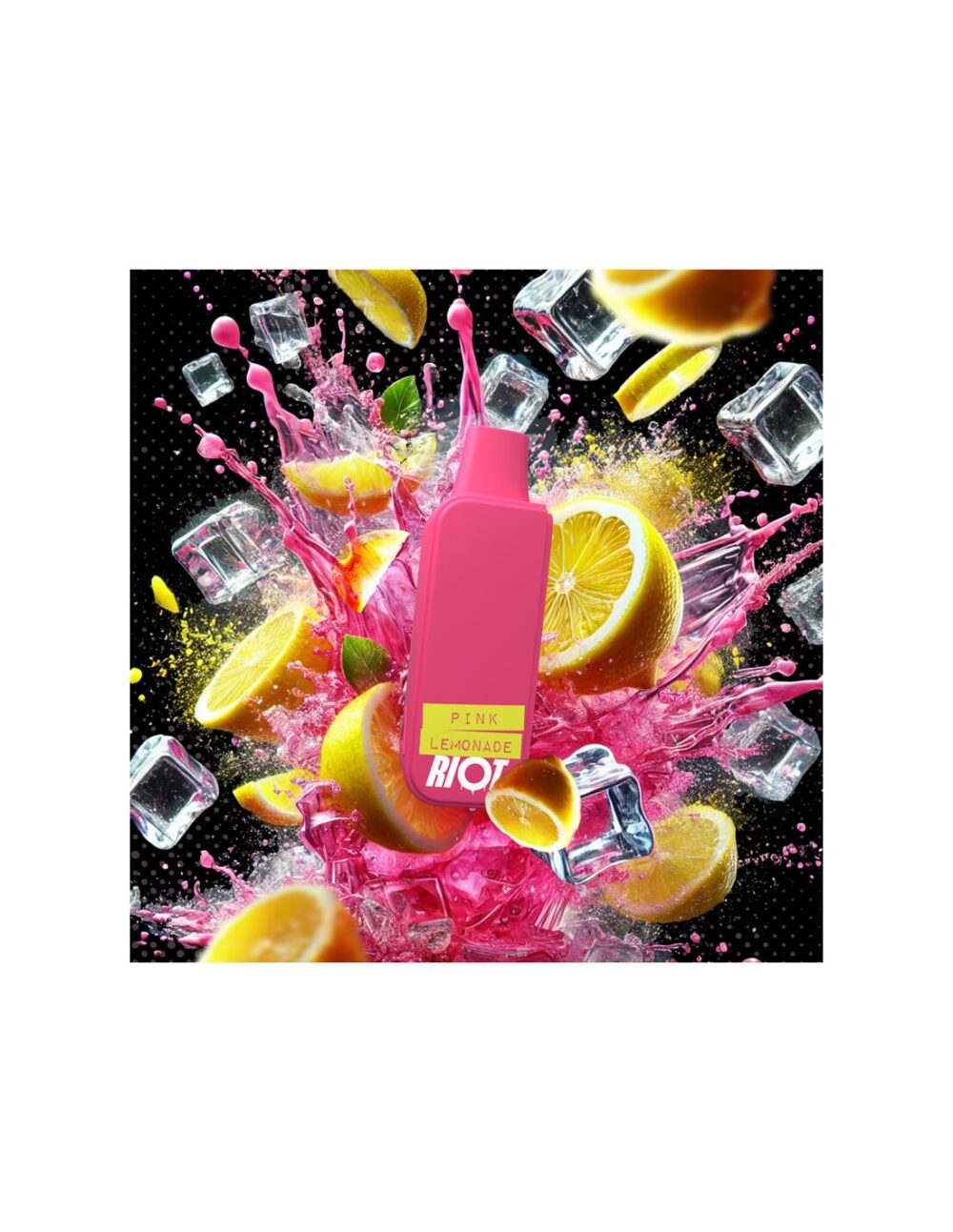 Riot Connex Capsule Pink Lemonade 2ml 20mg Δροσερή λεμονάδα σε συνδυασμό με ζουμερές φράουλες. 