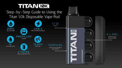 TITAN - Lemon Lime 8x2ml 20mg