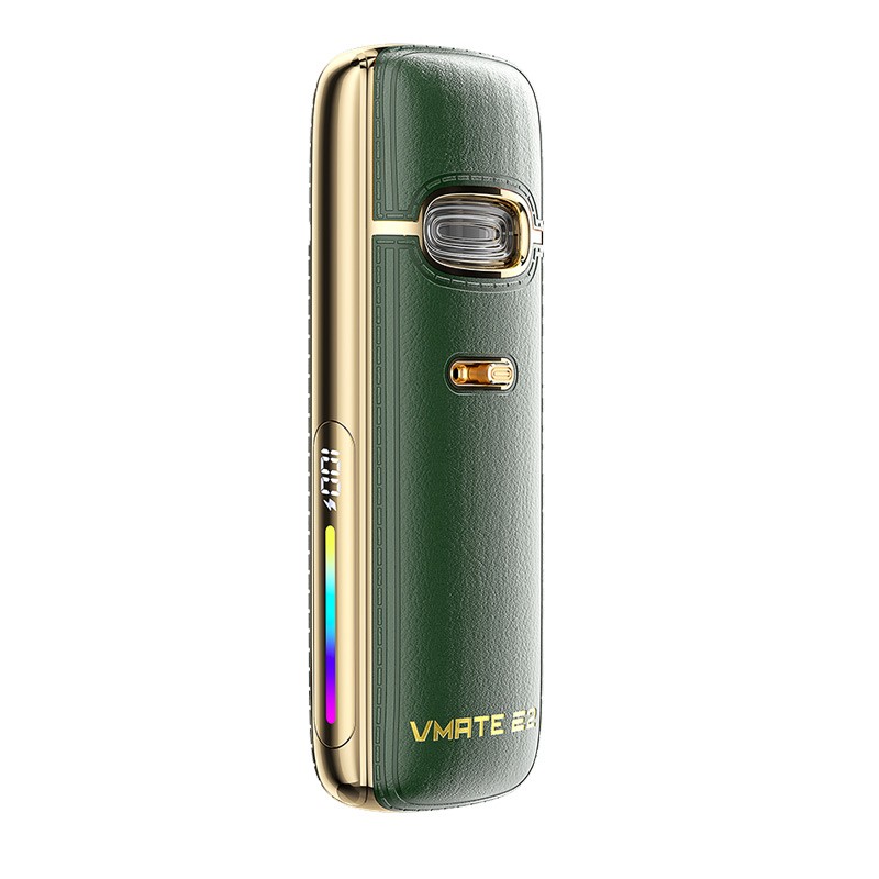 Το νέο Voopoo - V Mate E2 3ml 1500mah Pod Kit εισάγει μια εξαιρετική πινελιά με το αναβαθμισμένο δέρμα διπλής όψης και το μαγνητικό καπάκι. Διαθέτοντας 3X αναβαθμισμένα δοχεία, προσφέρει μια βελτιωμένη και πιο καθαρή εμπειρία ατμίσματος. Με μια ισχυρή μπαταρία 1500 mAh, μπορείτε να απολαύσετε πολλές ημέρες χρήσης χωρίς διακοπή.