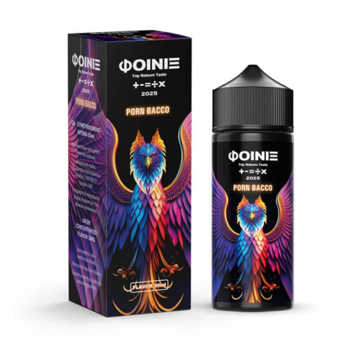 Mad Juice - Phoenix Porn Bacco SnV 30/120ml Ήρθε η ώρα λοιπόν! Ναι, το υγρό που αναζητήσατε αλλά δεν δοκιμάσατε μέχρι και σήμερα. Έρχεται από τη προηγούμενη καπνική σειρά MAD DOG. Τουρκικά καπνά με λευκή σοκολάτα και δόση από χυμό raspberry, με μια μικρή επικάλυψη από ψημένο αμύγδαλο συνδυάζονται με απαλή κρέμα της δημιουργίας της MAD JUICE . Ένα υγρό για επιλεκτικούς ατμιστές!