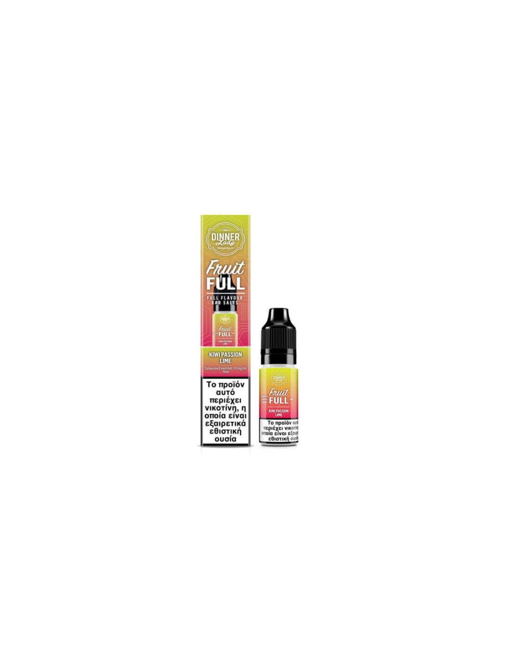 Dinner Lady - Fruit Full Bar Salts Kiwi Passion Lime 10ml