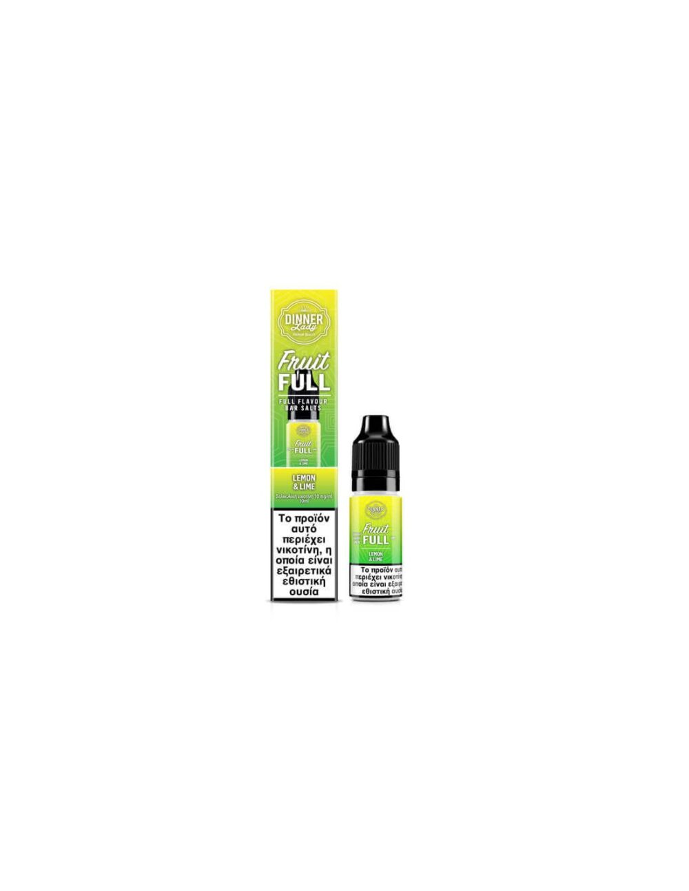 Dinner Lady - Fruit Full Bar Salts Lemon & Lime 10ml