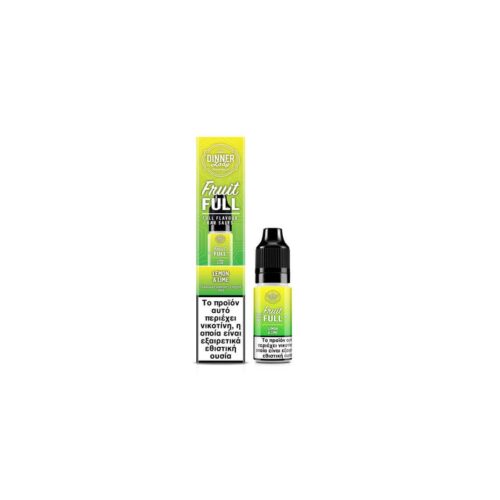 Dinner Lady - Fruit Full Bar Salts Lemon & Lime 10ml