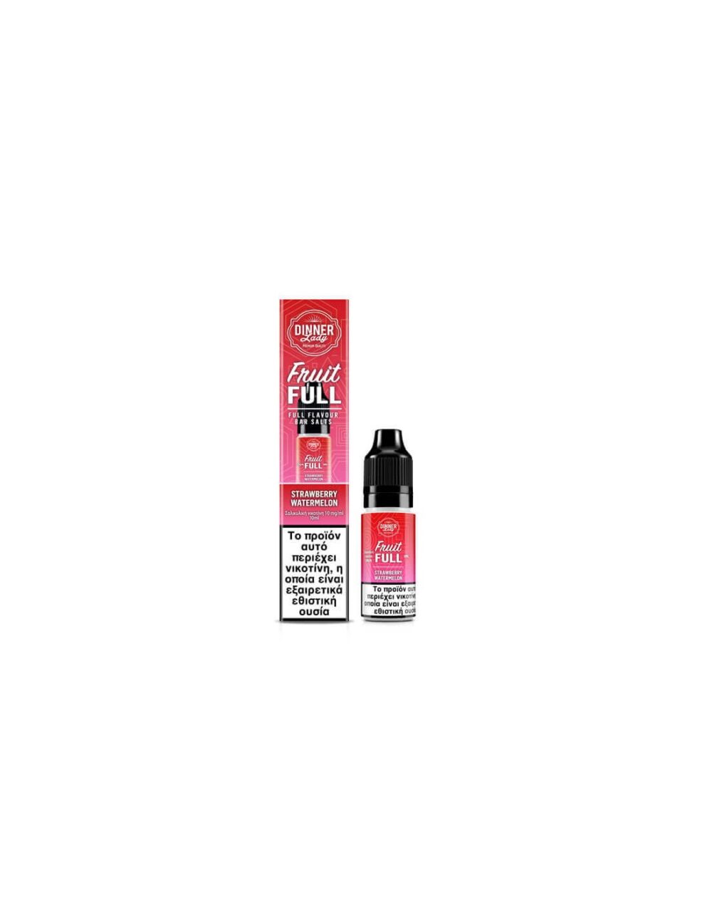 Dinner Lady - Fruit Full Bar Salts Strawberry Watermelon 10ml