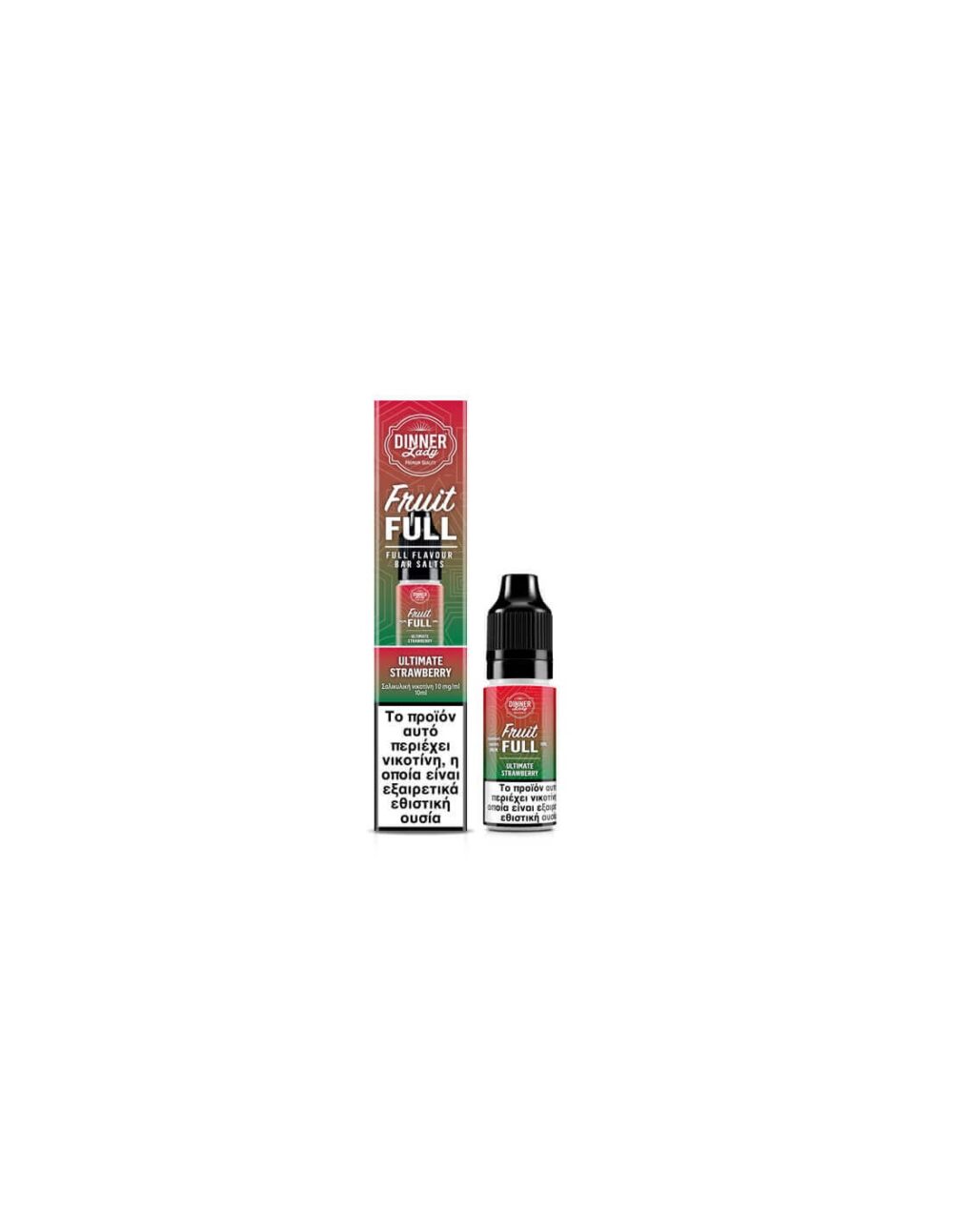 Dinner Lady - Fruit Full Bar Salts Ultimate Strawberry 10ml